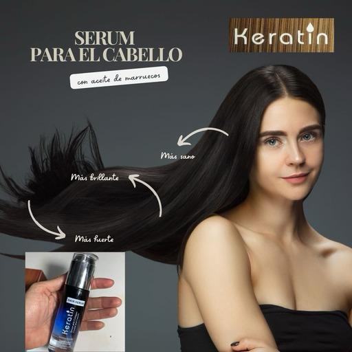 Keratin serum hair